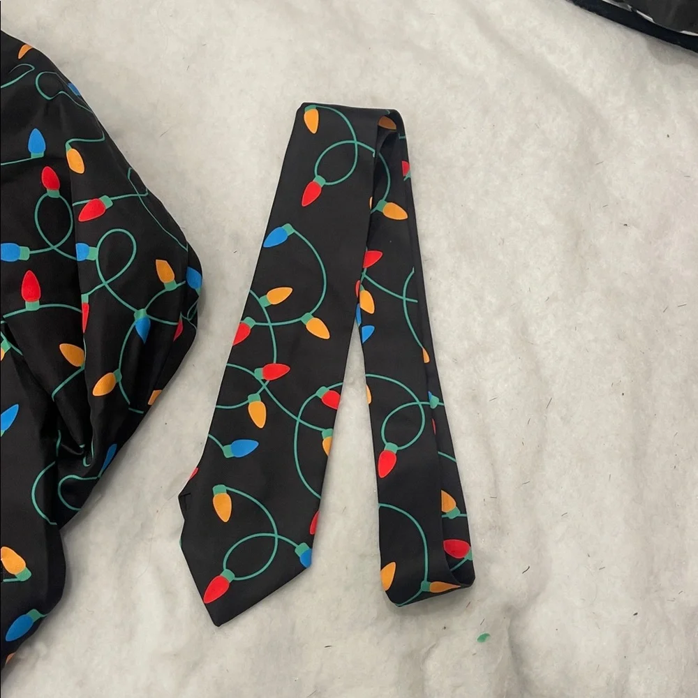 Men's Christmas Blazer & Tie - Ugly X-Mas Festive Jacket - Christmas nwt XXL